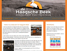 Tablet Screenshot of dehaagschebeek.nl